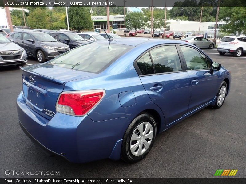 Quartz Blue Pearl / Black 2016 Subaru Impreza 2.0i 4-door