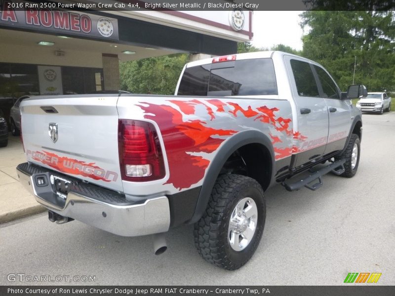 Bright Silver Metallic / Black/Diesel Gray 2016 Ram 2500 Power Wagon Crew Cab 4x4