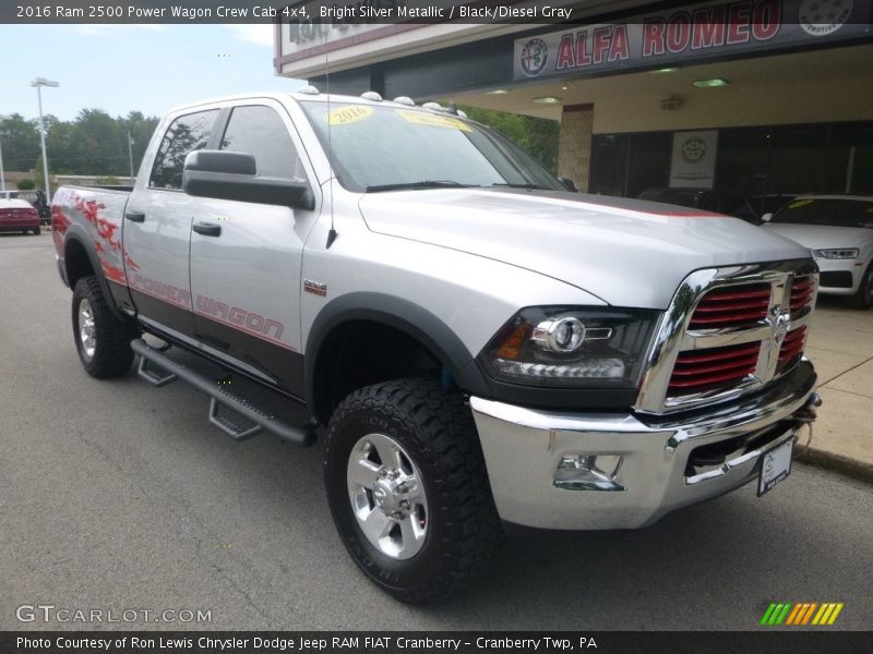 Bright Silver Metallic / Black/Diesel Gray 2016 Ram 2500 Power Wagon Crew Cab 4x4