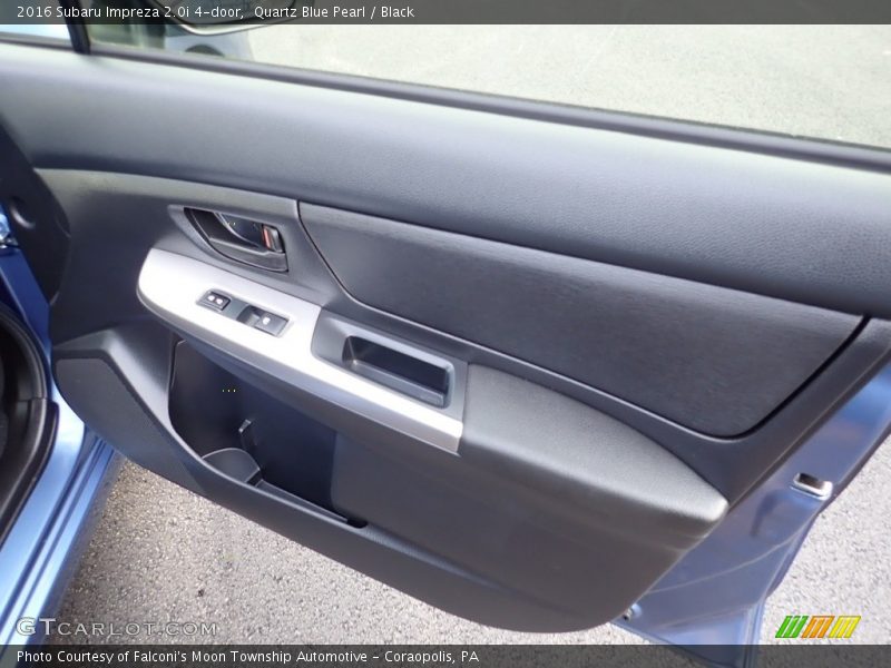 Quartz Blue Pearl / Black 2016 Subaru Impreza 2.0i 4-door