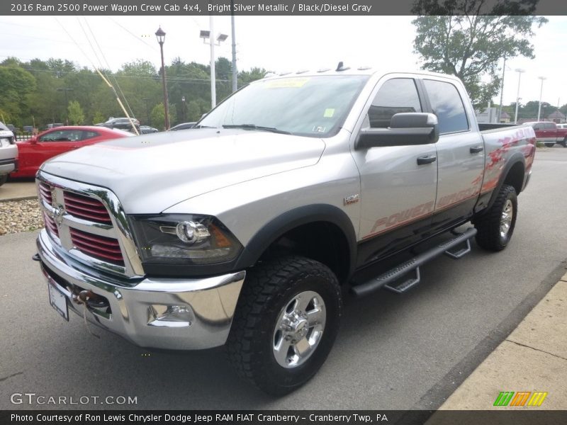 Bright Silver Metallic / Black/Diesel Gray 2016 Ram 2500 Power Wagon Crew Cab 4x4