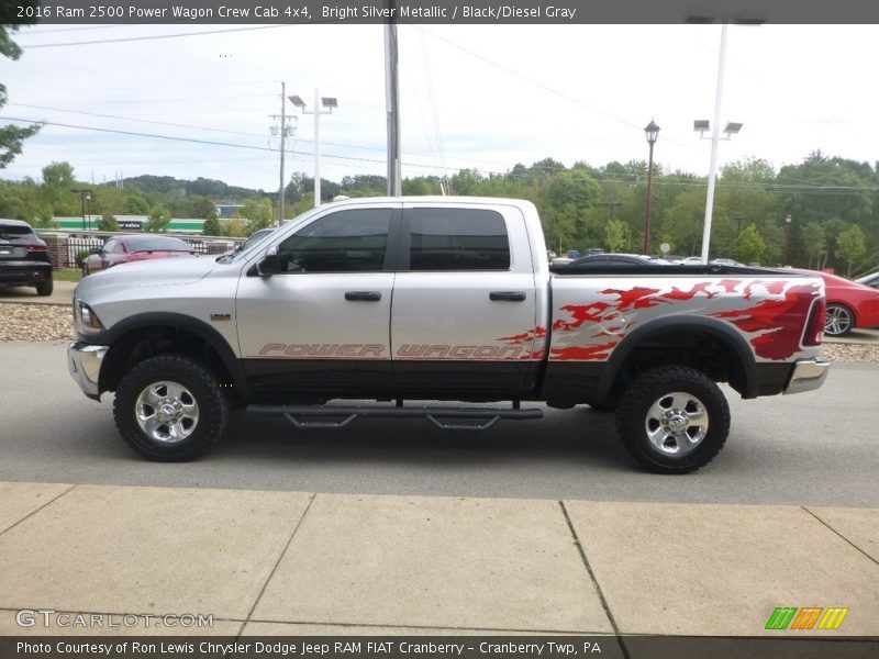 Bright Silver Metallic / Black/Diesel Gray 2016 Ram 2500 Power Wagon Crew Cab 4x4