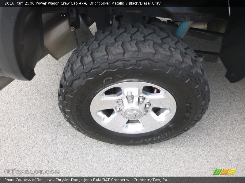 Bright Silver Metallic / Black/Diesel Gray 2016 Ram 2500 Power Wagon Crew Cab 4x4