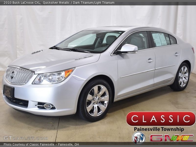 Quicksilver Metallic / Dark Titanium/Light Titanium 2010 Buick LaCrosse CXL