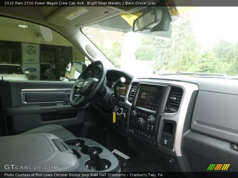 Bright Silver Metallic / Black/Diesel Gray 2016 Ram 2500 Power Wagon Crew Cab 4x4