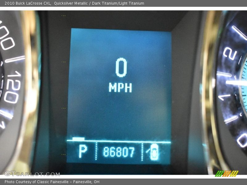 Quicksilver Metallic / Dark Titanium/Light Titanium 2010 Buick LaCrosse CXL