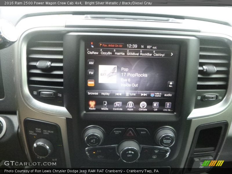 Bright Silver Metallic / Black/Diesel Gray 2016 Ram 2500 Power Wagon Crew Cab 4x4