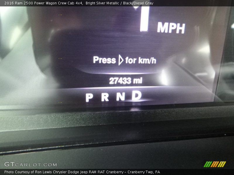 Bright Silver Metallic / Black/Diesel Gray 2016 Ram 2500 Power Wagon Crew Cab 4x4