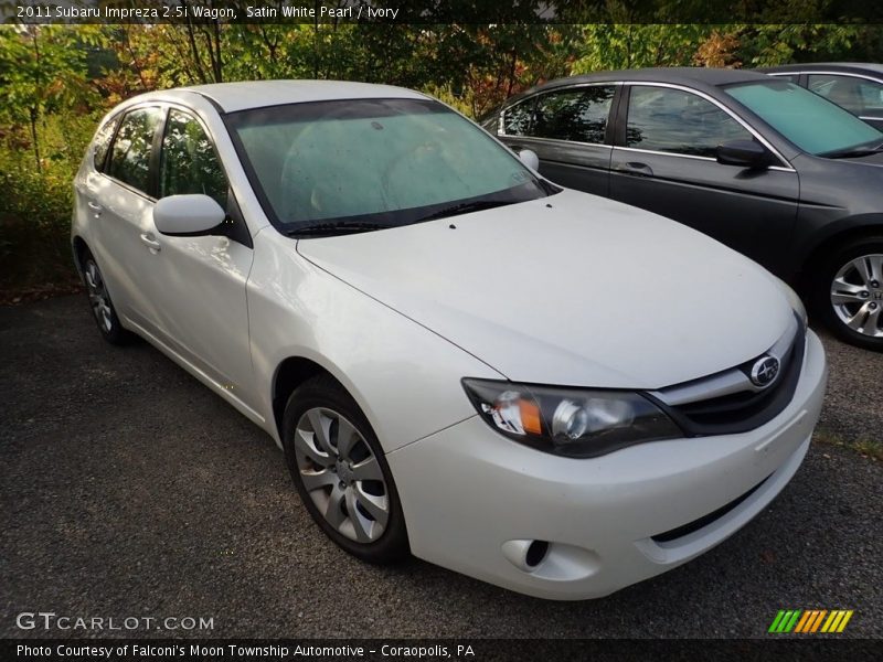 Satin White Pearl / Ivory 2011 Subaru Impreza 2.5i Wagon