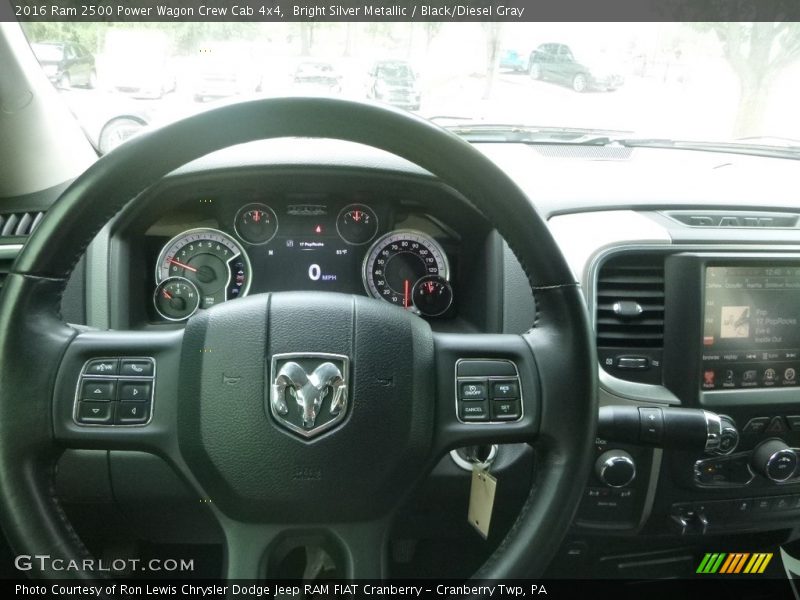 Bright Silver Metallic / Black/Diesel Gray 2016 Ram 2500 Power Wagon Crew Cab 4x4