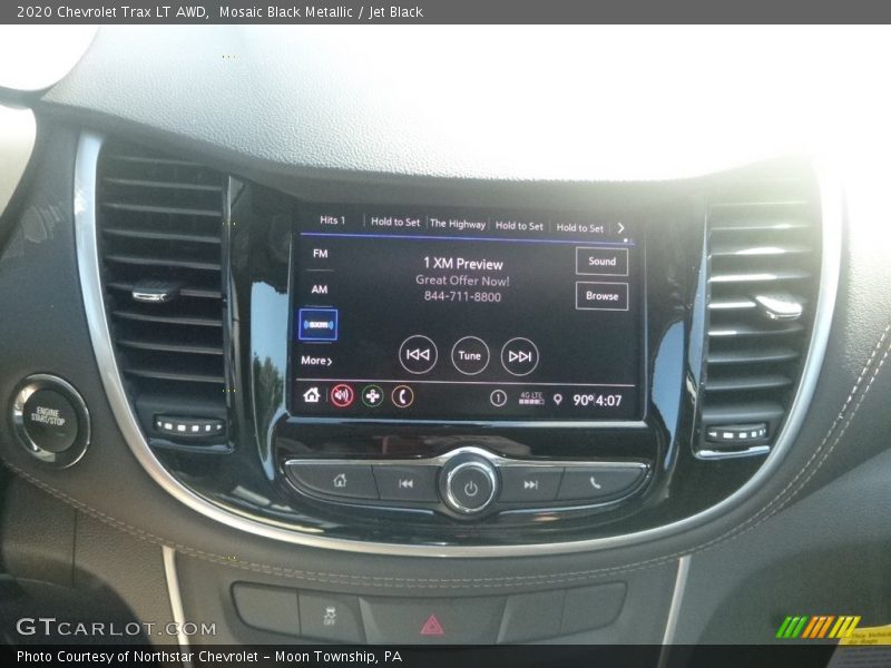 Mosaic Black Metallic / Jet Black 2020 Chevrolet Trax LT AWD