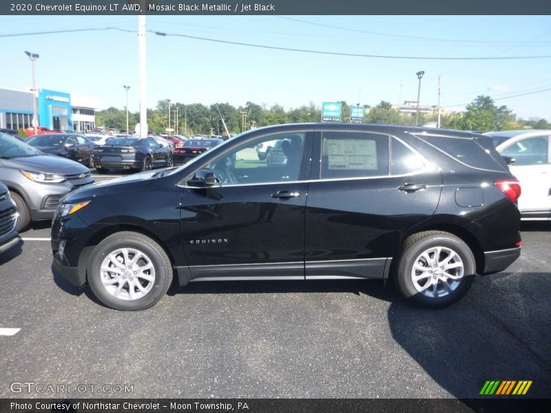 Mosaic Black Metallic / Jet Black 2020 Chevrolet Equinox LT AWD