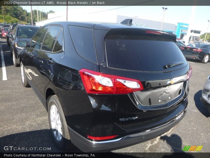 Mosaic Black Metallic / Jet Black 2020 Chevrolet Equinox LT AWD