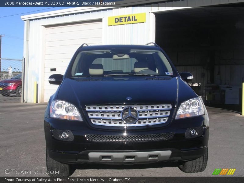 Black / Macadamia 2008 Mercedes-Benz ML 320 CDI 4Matic