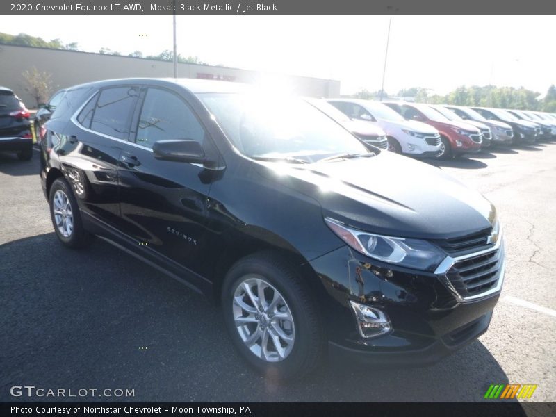 Mosaic Black Metallic / Jet Black 2020 Chevrolet Equinox LT AWD