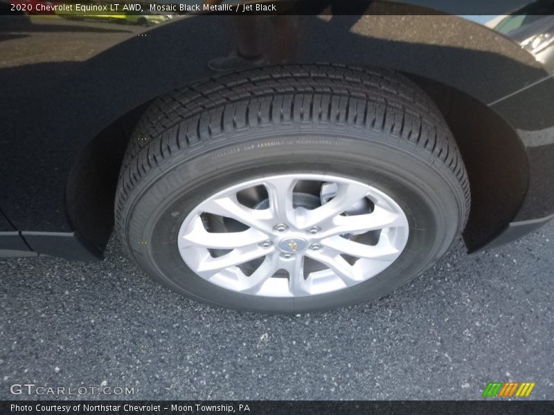 Mosaic Black Metallic / Jet Black 2020 Chevrolet Equinox LT AWD