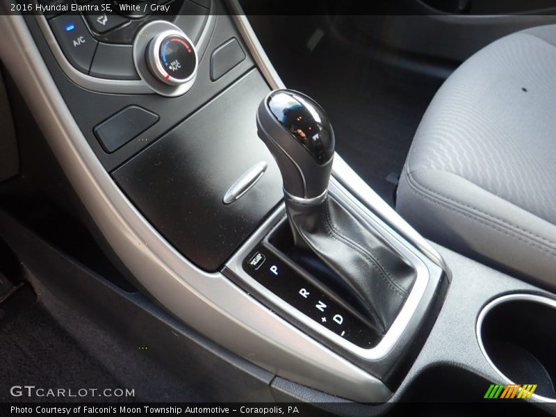 White / Gray 2016 Hyundai Elantra SE
