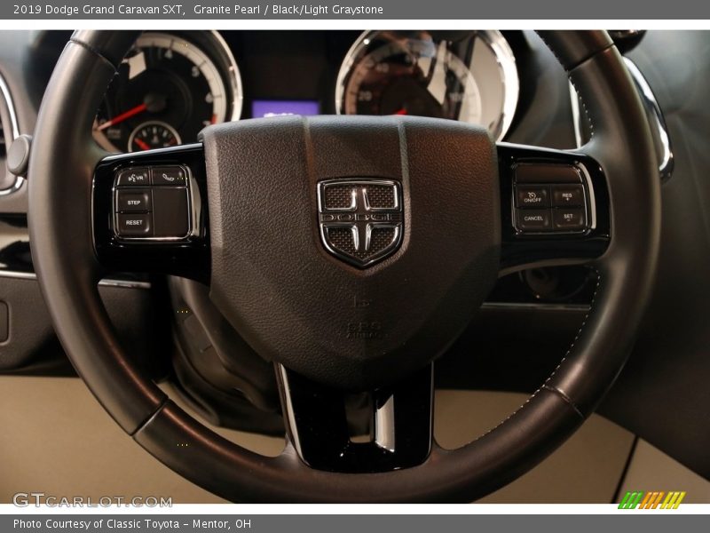 Granite Pearl / Black/Light Graystone 2019 Dodge Grand Caravan SXT