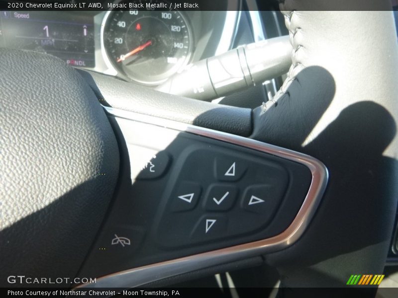 Mosaic Black Metallic / Jet Black 2020 Chevrolet Equinox LT AWD