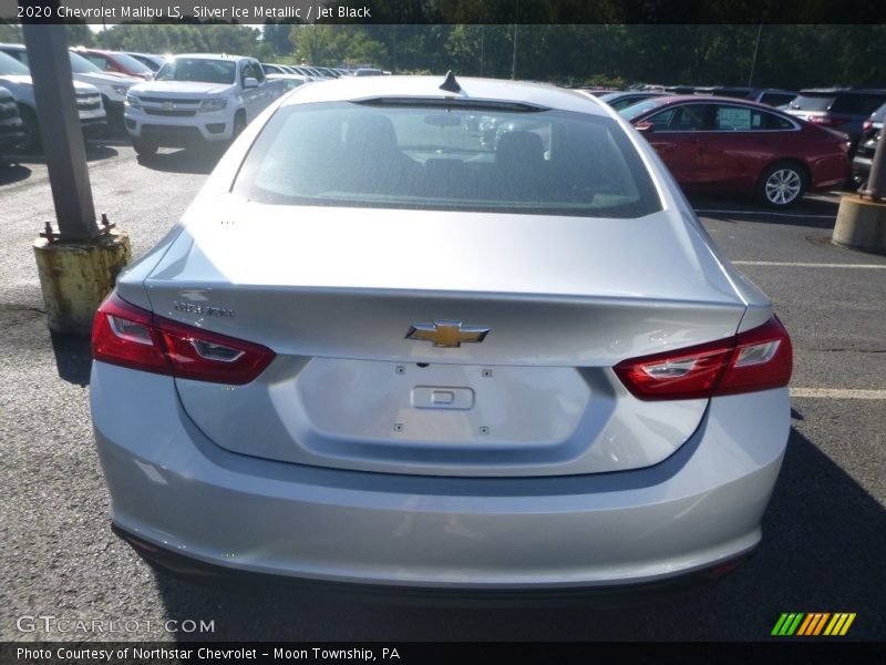 Silver Ice Metallic / Jet Black 2020 Chevrolet Malibu LS