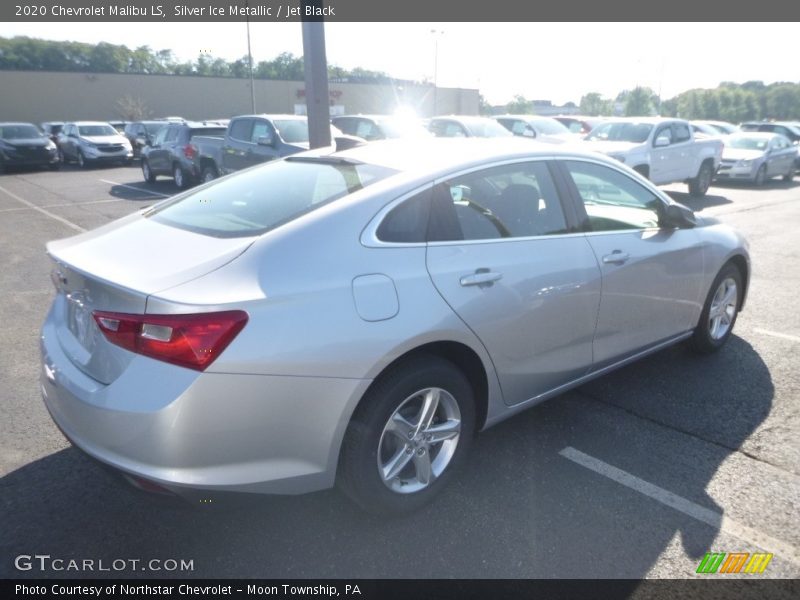 Silver Ice Metallic / Jet Black 2020 Chevrolet Malibu LS