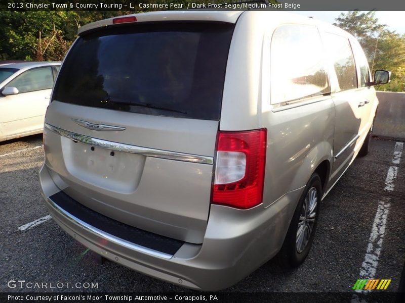 Cashmere Pearl / Dark Frost Beige/Medium Frost Beige 2013 Chrysler Town & Country Touring - L