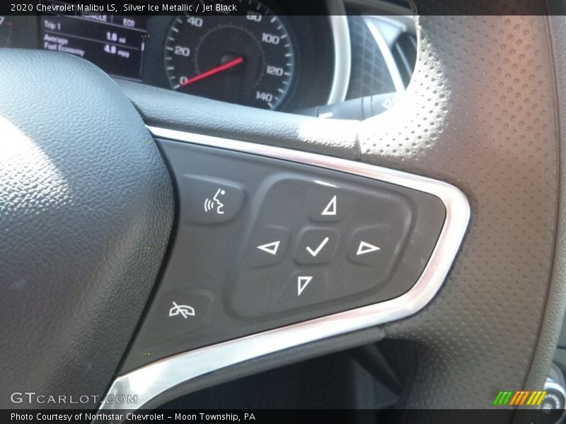 Silver Ice Metallic / Jet Black 2020 Chevrolet Malibu LS