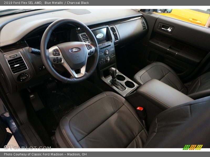 Blue Metallic / Charcoal Black 2019 Ford Flex SEL AWD