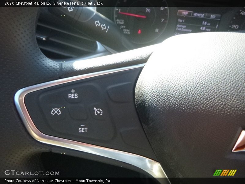 Silver Ice Metallic / Jet Black 2020 Chevrolet Malibu LS