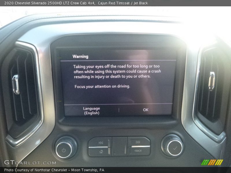 Cajun Red Tintcoat / Jet Black 2020 Chevrolet Silverado 2500HD LTZ Crew Cab 4x4