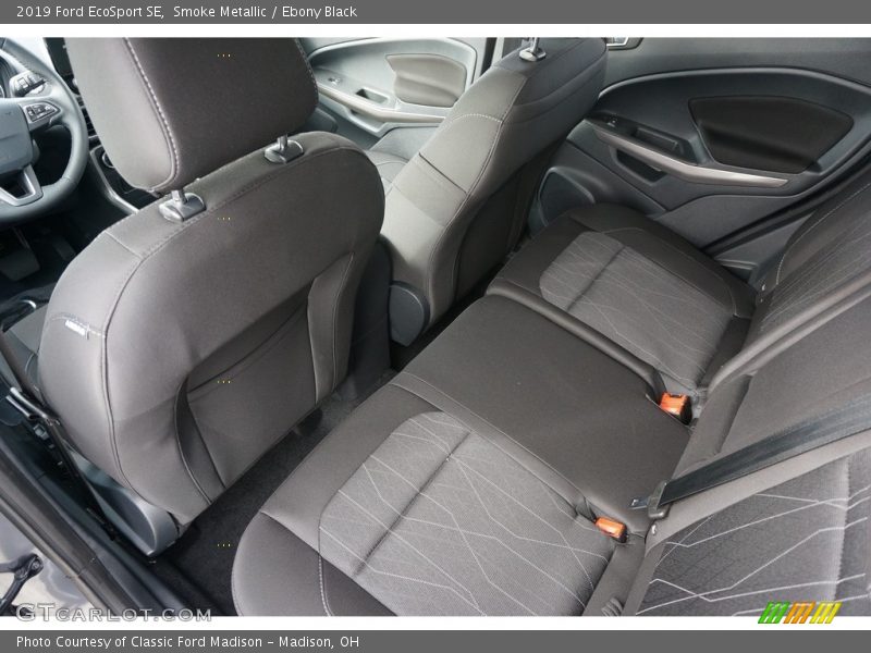 Smoke Metallic / Ebony Black 2019 Ford EcoSport SE