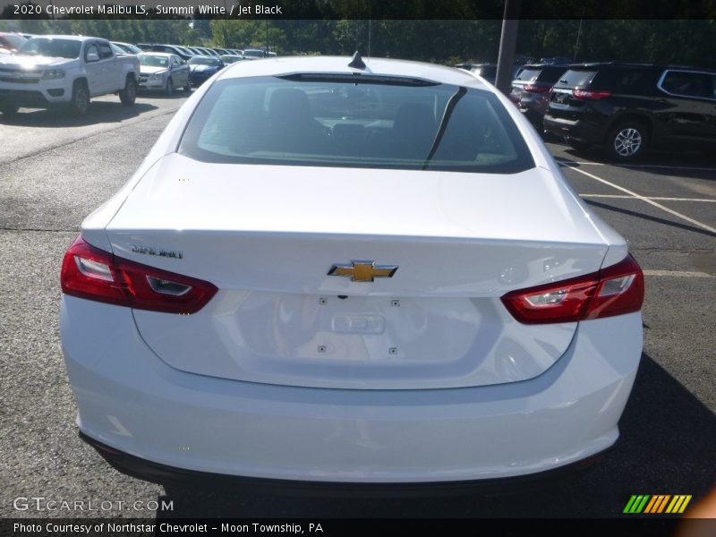 Summit White / Jet Black 2020 Chevrolet Malibu LS