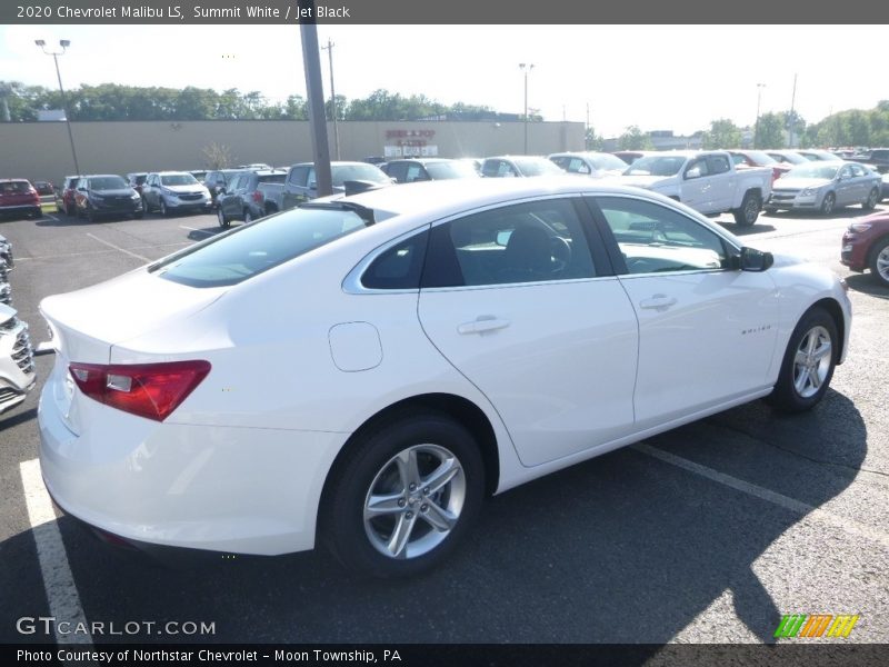 Summit White / Jet Black 2020 Chevrolet Malibu LS