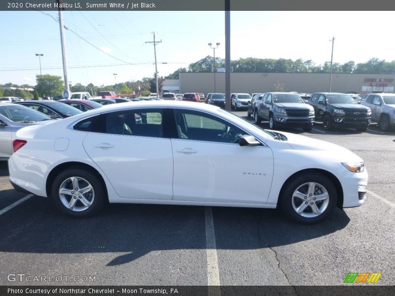 Summit White / Jet Black 2020 Chevrolet Malibu LS