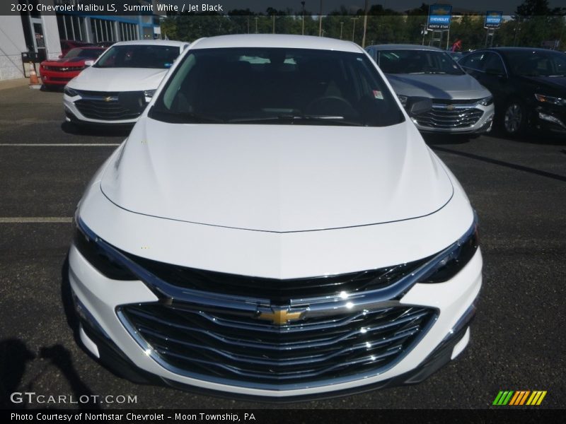 Summit White / Jet Black 2020 Chevrolet Malibu LS