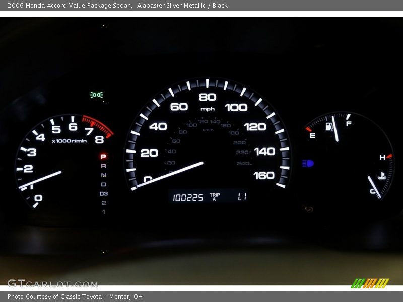 Alabaster Silver Metallic / Black 2006 Honda Accord Value Package Sedan