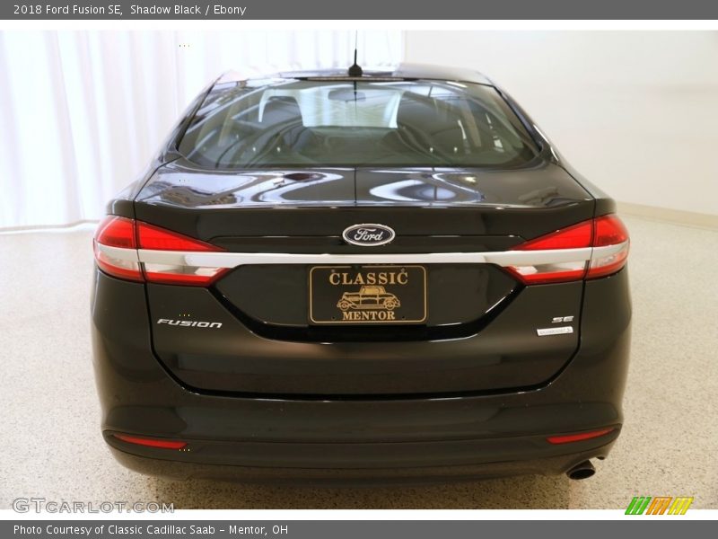 Shadow Black / Ebony 2018 Ford Fusion SE