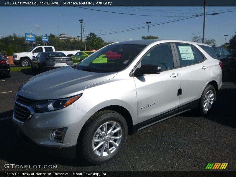 Silver Ice Metallic / Ash Gray 2020 Chevrolet Equinox LS AWD