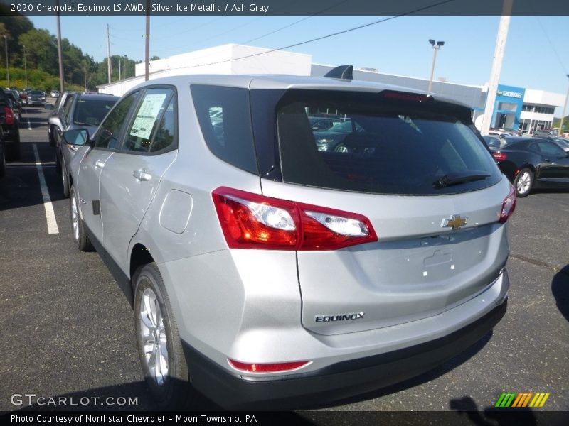 Silver Ice Metallic / Ash Gray 2020 Chevrolet Equinox LS AWD