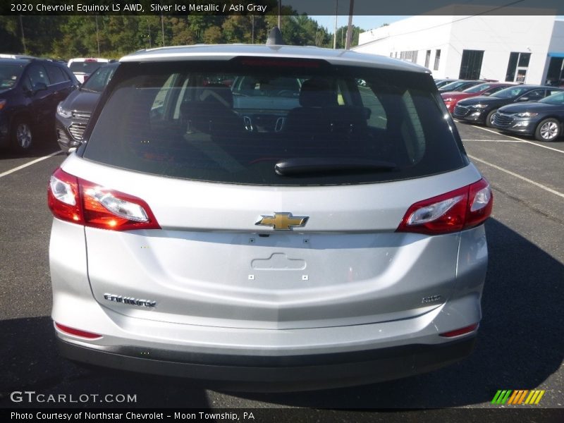 Silver Ice Metallic / Ash Gray 2020 Chevrolet Equinox LS AWD