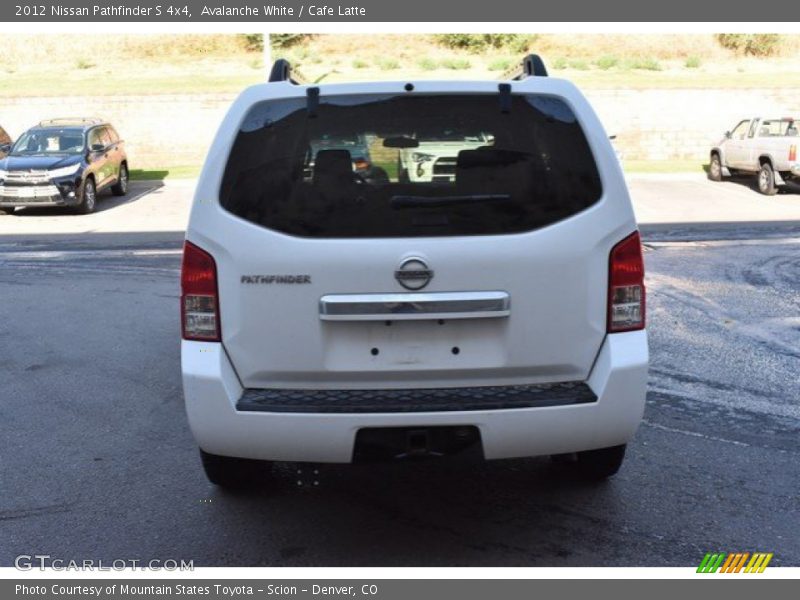 Avalanche White / Cafe Latte 2012 Nissan Pathfinder S 4x4