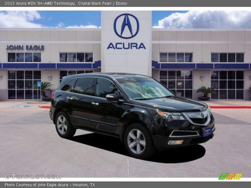 Crystal Black Pearl / Ebony 2013 Acura MDX SH-AWD Technology