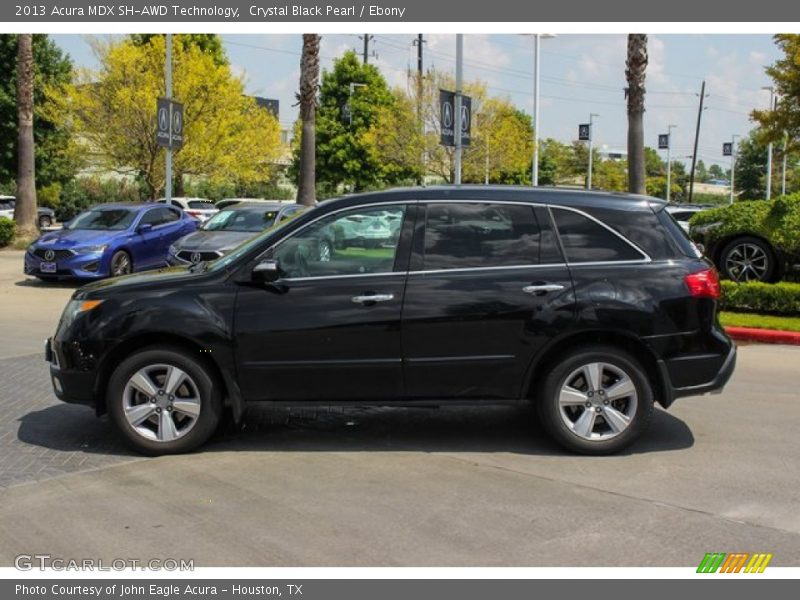 Crystal Black Pearl / Ebony 2013 Acura MDX SH-AWD Technology