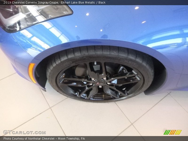 Elkhart Lake Blue Metallic / Black 2019 Chevrolet Corvette Stingray Coupe