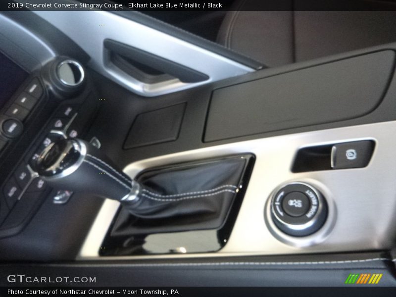 Elkhart Lake Blue Metallic / Black 2019 Chevrolet Corvette Stingray Coupe