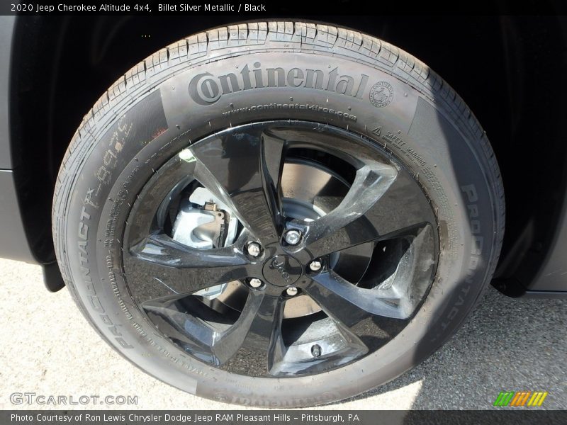 Billet Silver Metallic / Black 2020 Jeep Cherokee Altitude 4x4