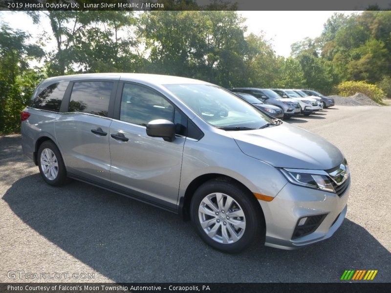 Lunar Silver Metallic / Mocha 2019 Honda Odyssey LX