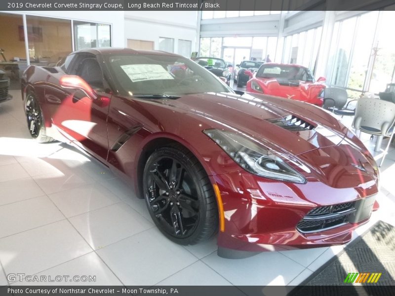Front 3/4 View of 2019 Corvette Stingray Coupe