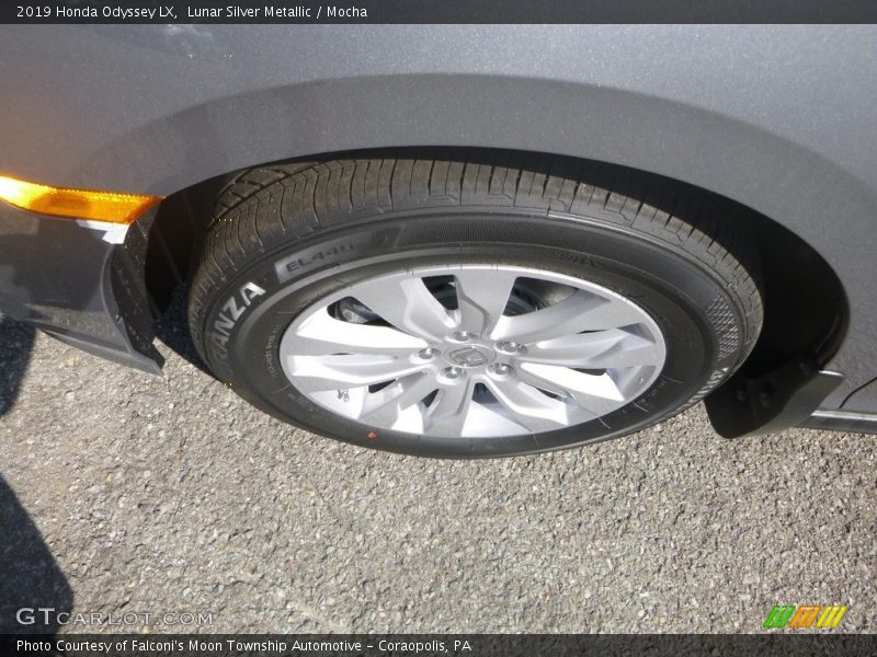Lunar Silver Metallic / Mocha 2019 Honda Odyssey LX