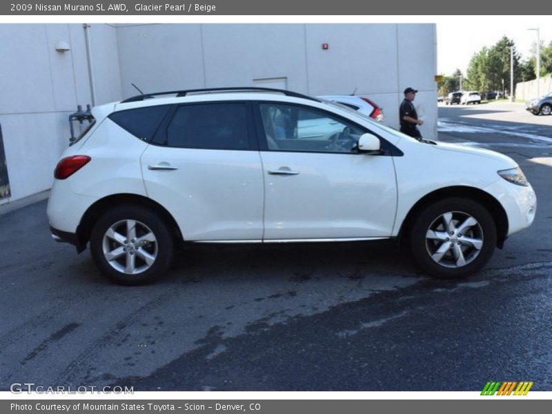 Glacier Pearl / Beige 2009 Nissan Murano SL AWD